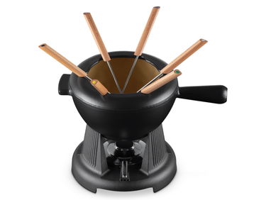 Le Creuset Käsefondue schwarz matt 2l Freisteller 1
