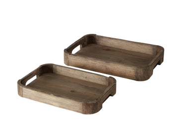 Boltze Texel Tablett natur 24 cm (1Stück) Freisteller