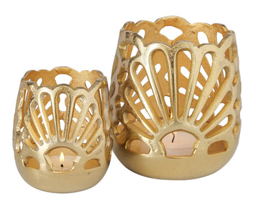 Boltze Tyria Windlicht gold 13cm (1 Stück)