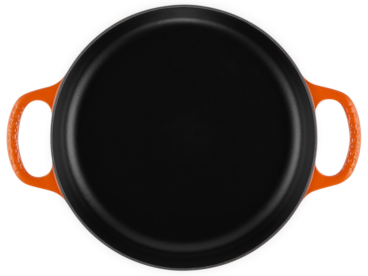 Le Creuset Servierpfanne Signature ofenrot 28,7cm Freisteller 4