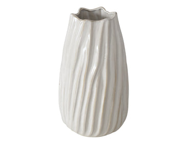 Boltze Nanny Vase weiß 25,5cm (1 Stück)