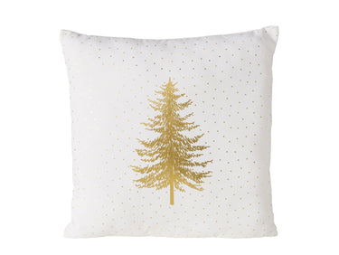 Boltze Platina Kissen weiß gold 45x45cm (1 Stück)