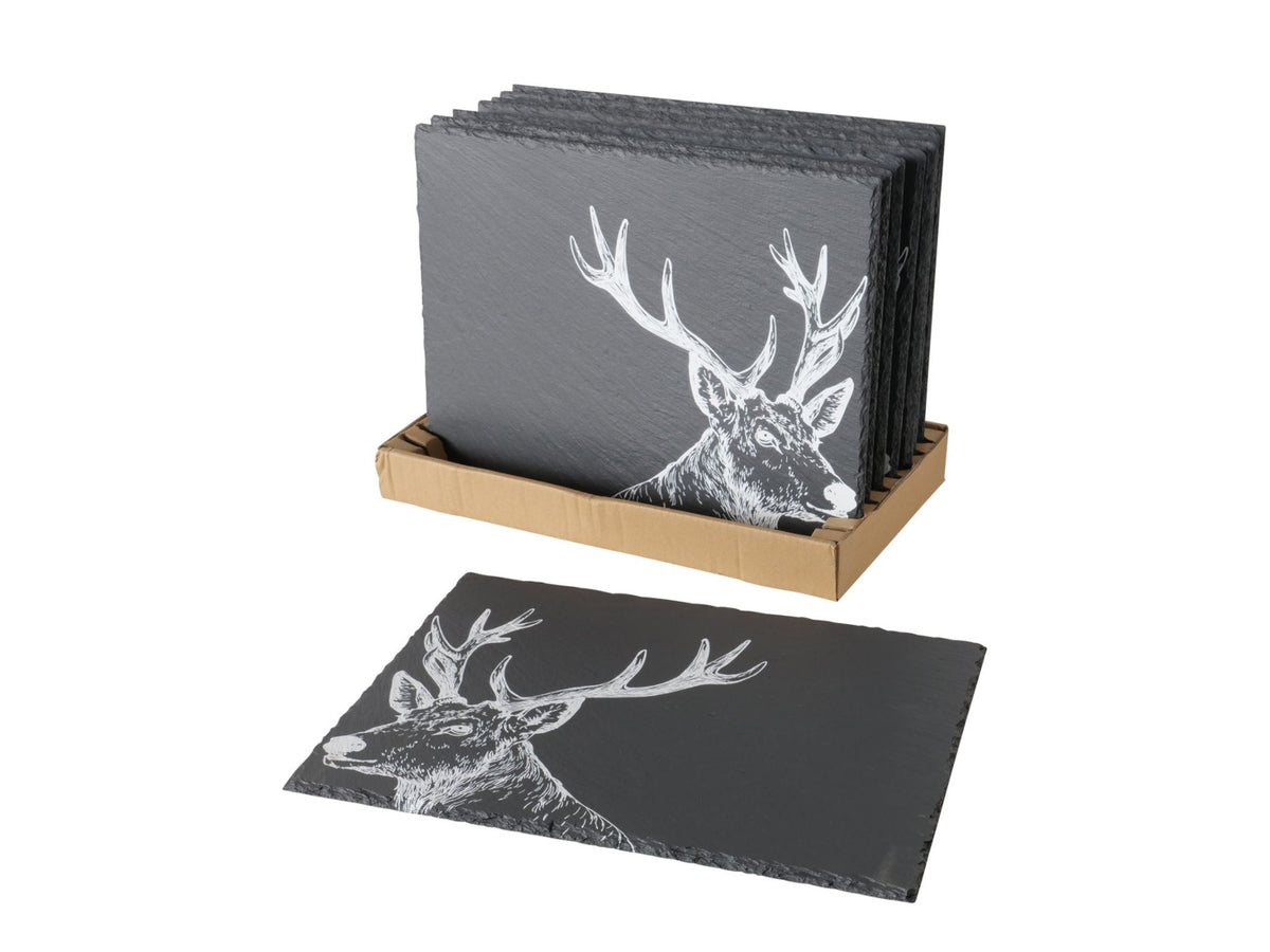 Boltze Moritz Tischset Schiefer sortiert schwarz 40x30cm (1 Stück) Freisteller 1