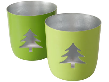 Boltze Tilio Windlicht sortiert grün 8,2cm Freisteller 1