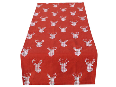 Boltze Kitzbühl Tischläufer rot 140x40cm (1 Stück) Freisteller 1