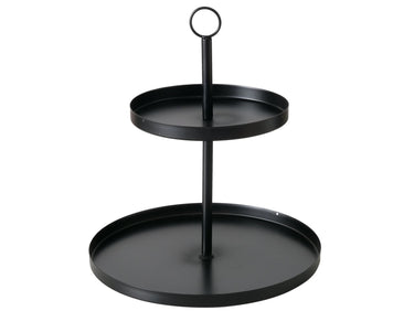 Boltze Samina Etagere schwarz 33cm (1 Stück) Freisteller 1