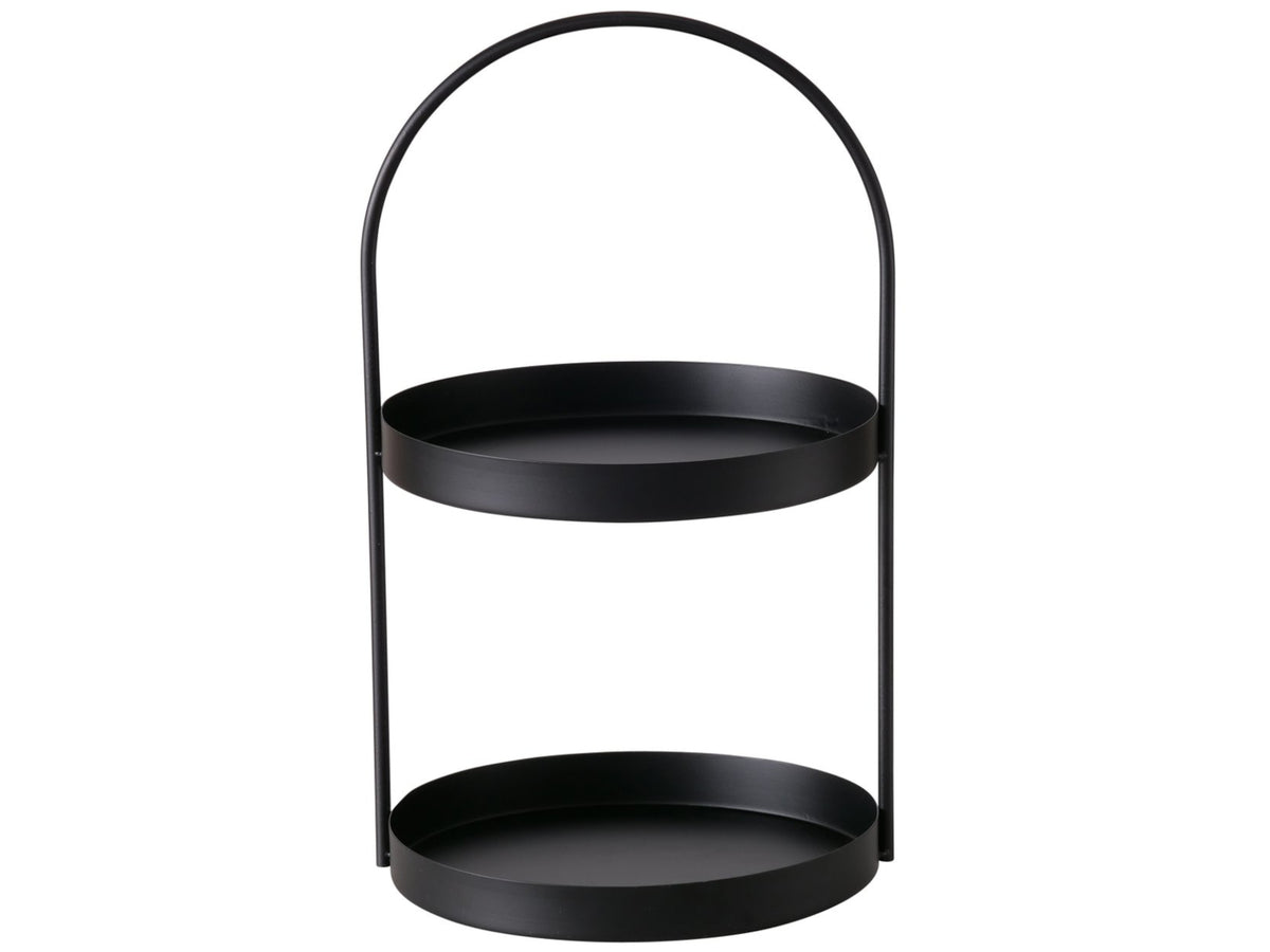 Boltze Joko Etagere schwarz 44cm (1 Stück) Freisteller 1