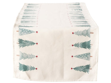 Boltze Carol Tischläufer weiß 140x40cm (1 Stück) Freisteller 1