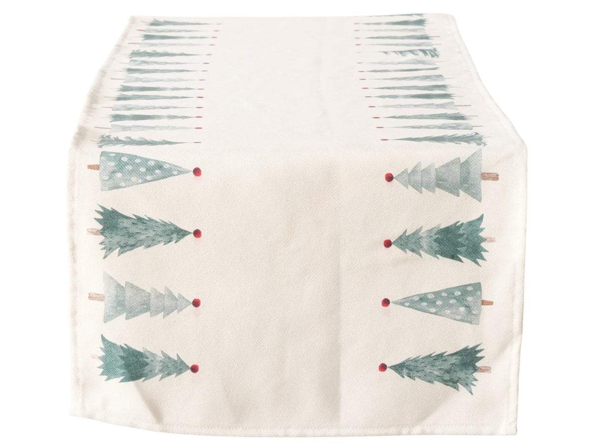 Boltze Carol Tischläufer weiß 140x40cm (1 Stück) Freisteller 1