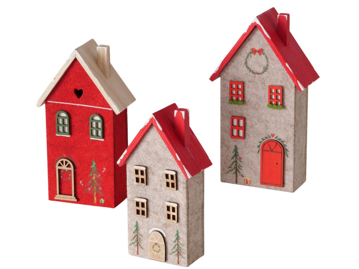 Boltze Casata Dekoaufsteller Haus grau 18,5cm (1 Stück) Freisteller 1