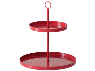 Boltze Samina Etagere rot 34cm (1 Stück) Freisteller 1