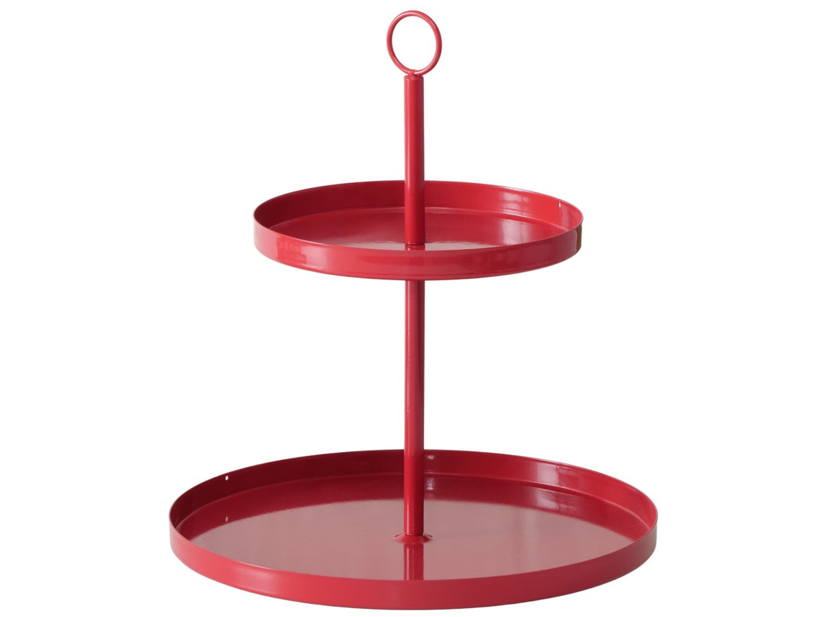 Boltze Samina Etagere rot 34cm (1 Stück) Freisteller 1