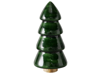 Boltze Freya Dekoaufsteller Baum mit Stand grün 12cm (1 Stück) Freisteller 1
