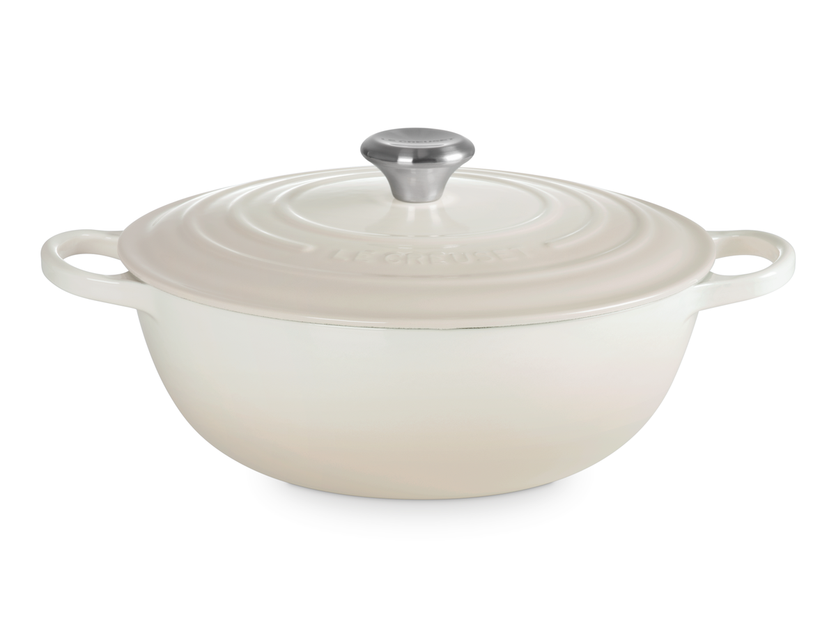 Le Creuset Bräter La Marmite Signature rund meringue 28cm