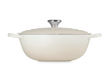 Le Creuset Bräter La Marmite Signature rund meringue 28cm