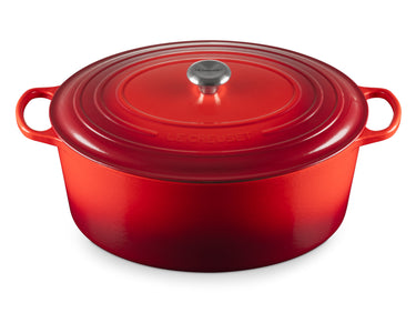 Le Creuset Bräter Signature oval kirschrot 40cm Freisteller 1