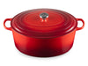 Le Creuset Bräter Signature oval kirschrot 40cm Freisteller 1