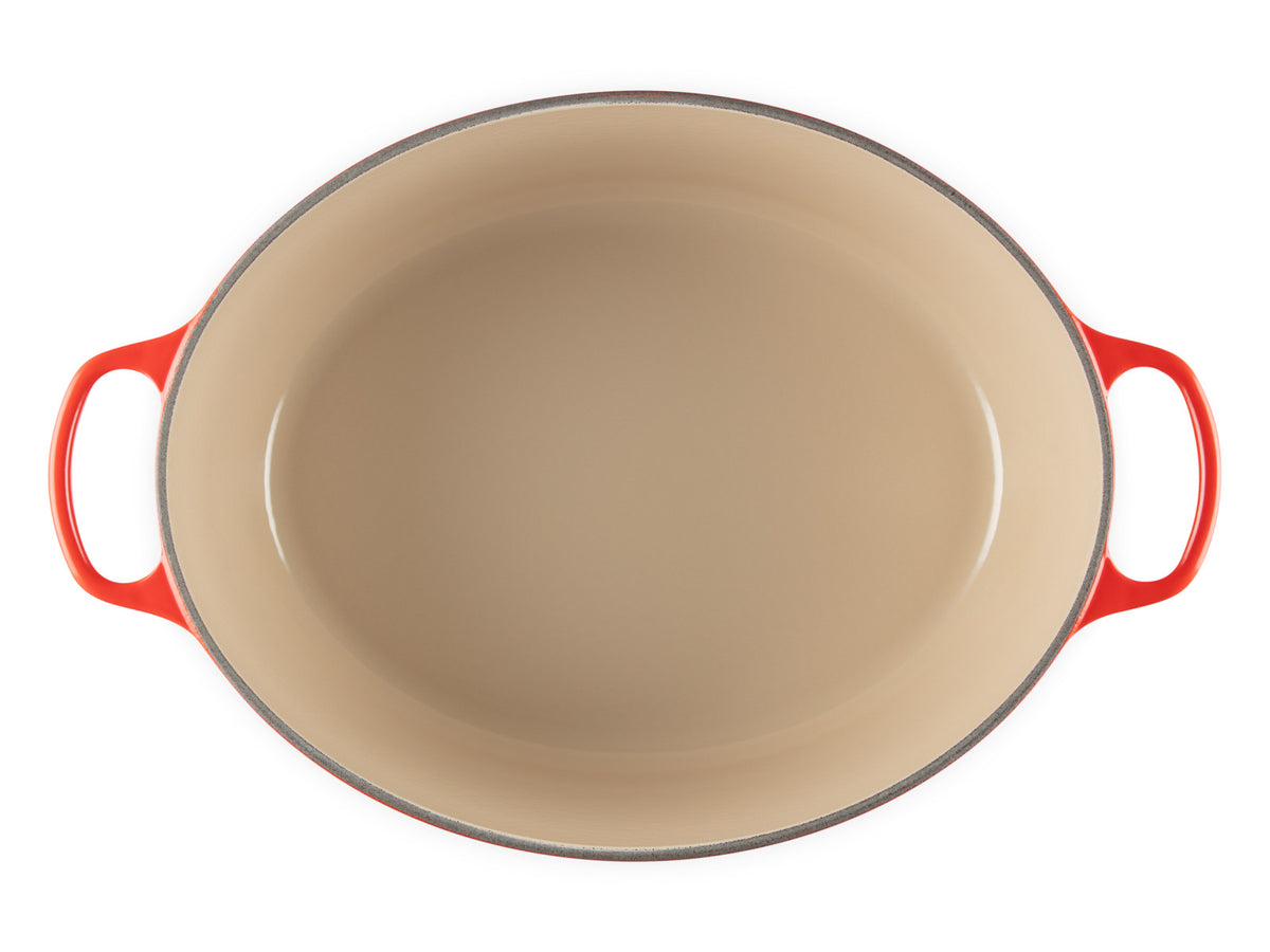 Le Creuset Bräter Signature oval kirschrot 40cm Freisteller 4