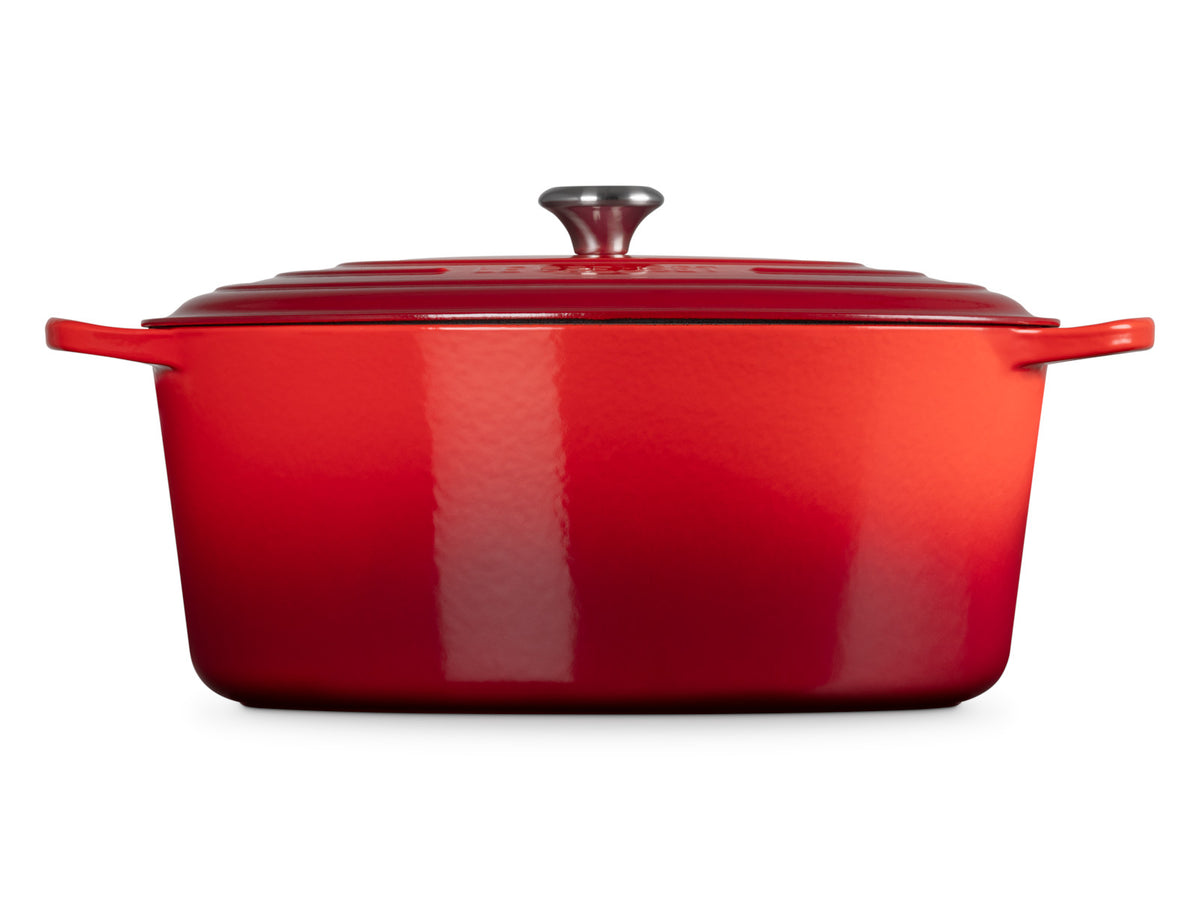 Le Creuset Bräter Signature oval kirschrot 40cm Freisteller 3