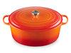 Le Creuset Bräter Signature oval ofenrot 40cm Freisteller 1