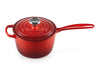 Le Creuset Stielkassete Signature rund kirschrot 16cm Freisteller 2