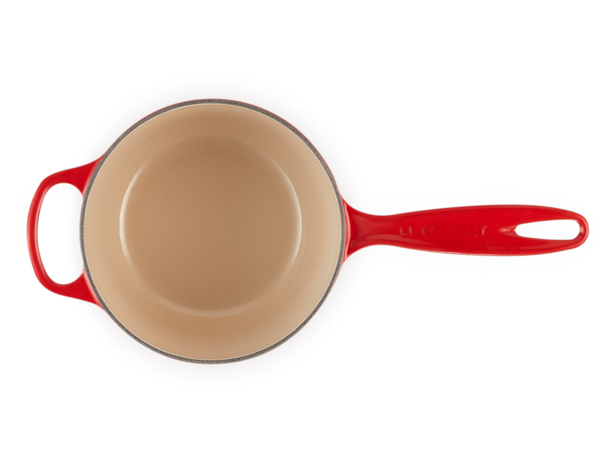 Le Creuset Stielkassete Signature rund kirschrot 16cm Freisteller 5