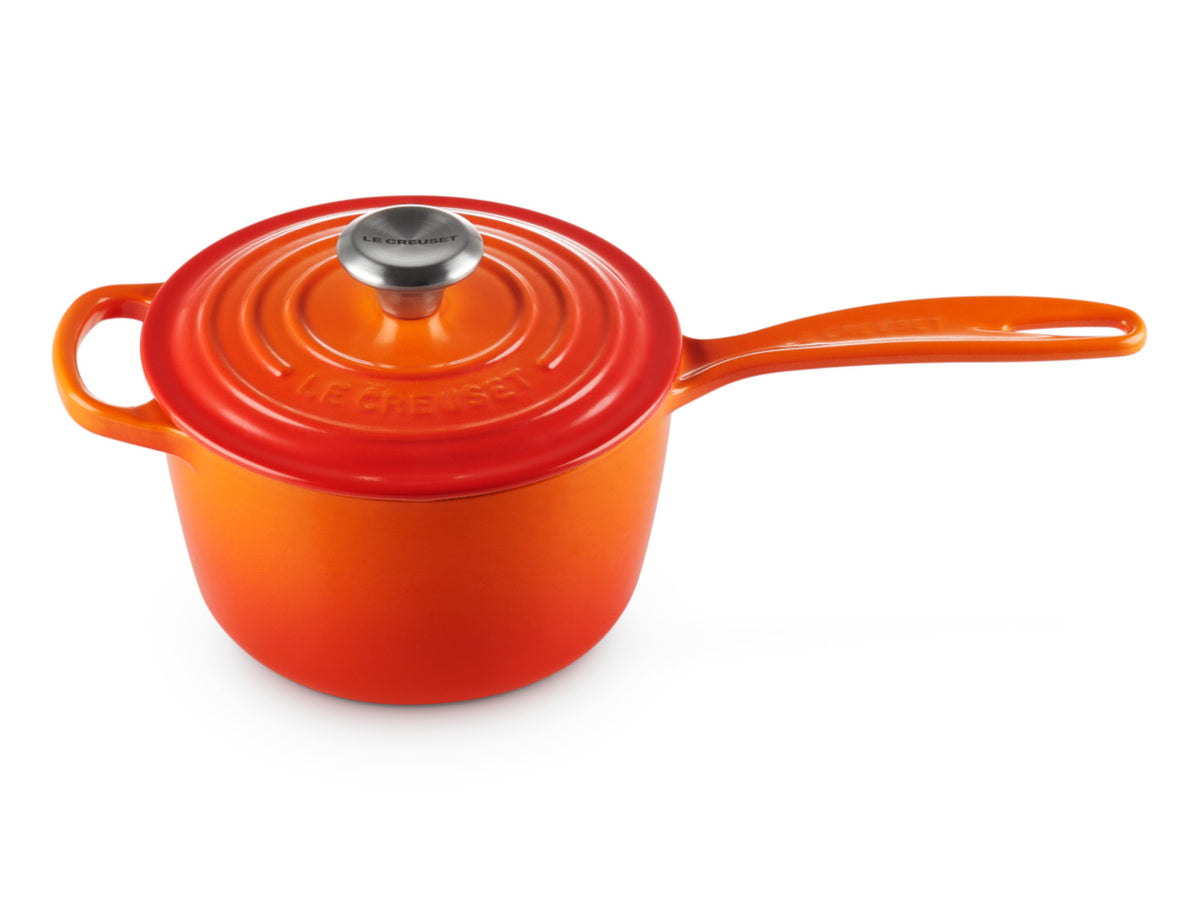 Le Creuset Stielkassete Signature rund ofenrot 16cm Freisteller 2