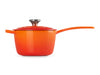 Le Creuset Stielkassete Signature rund ofenrot 16cm Freisteller 4