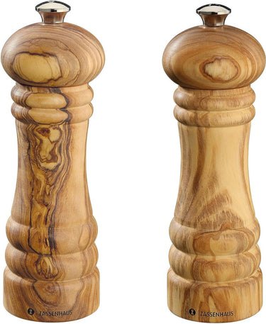 Zassenhaus 25477 Mühlen-Set Berlin Olivenholz 18 cm