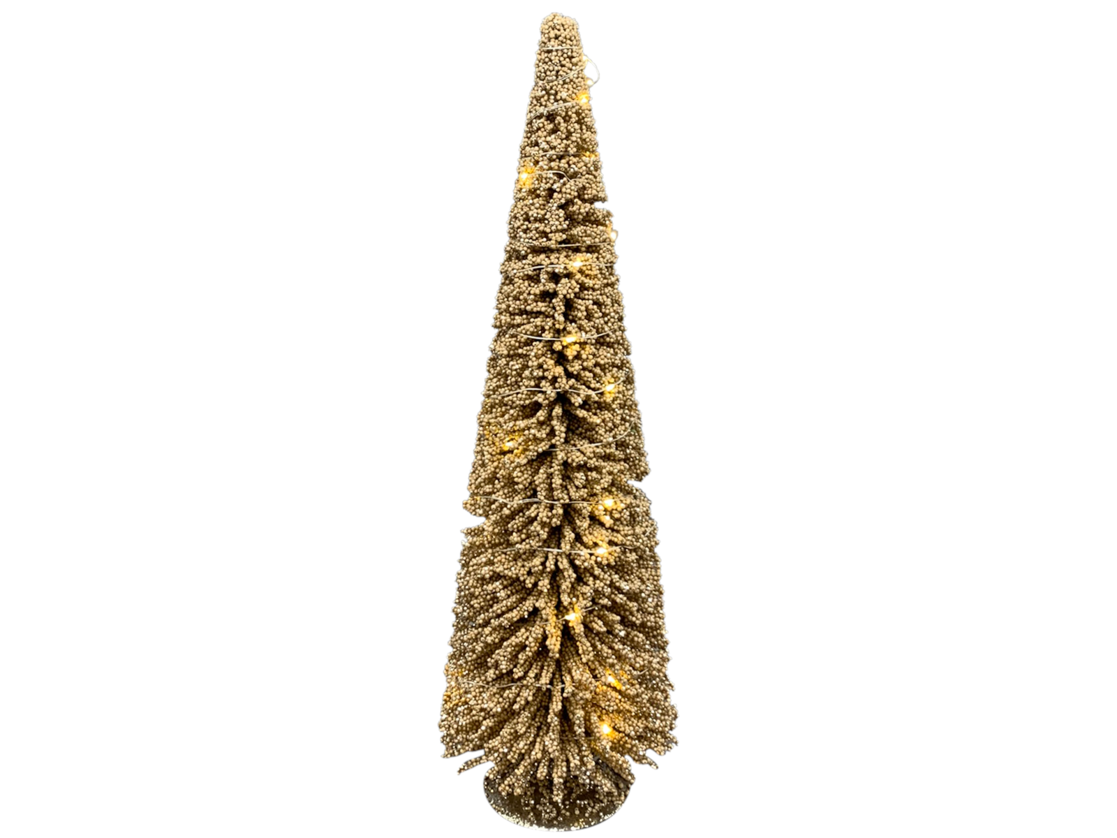 Exner LED Tannenbaum Luminère gold 18x18x60cm Freisteller1