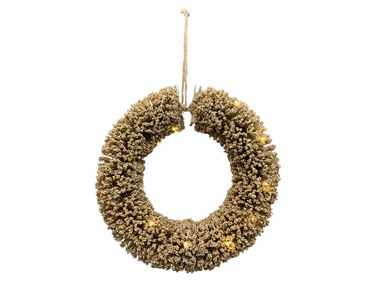 Exner LED Kranz Lumière gold 40x40x10cm Freisteller1