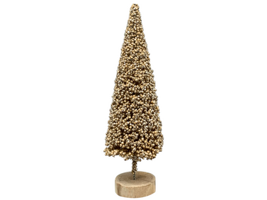 Exner GlisseR Tannenbaum gold 8x8x25cm