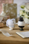 Hoptimist Bride & Groom White 8,5cm Lifestyle 1
