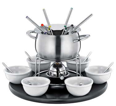 Spring CAROUSEL Fondue-Garnitur schwarz 22teilig Freisteller