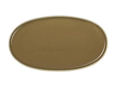 ASA semana Platte oval mocha 28,5x16x2,2cm Freisteller 1