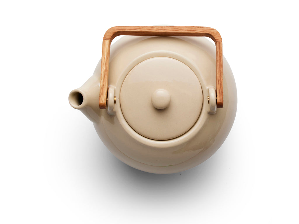 Bitz 29010 Teekanne sand mit Teesieb 1,2 l