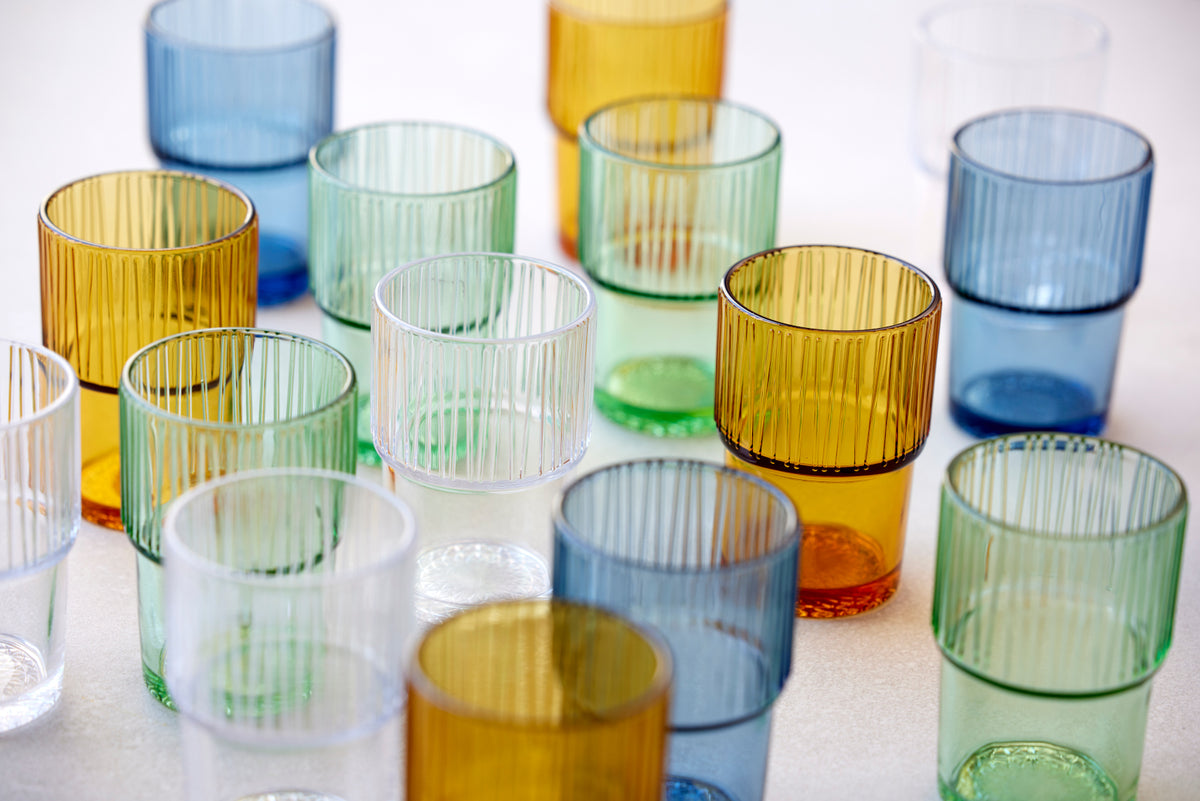 Bitz Kusintha Caféglas grün 380ml 4er Set Lifestyle