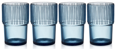 Bitz Kusintha Caféglas blau 380ml 4er Set Freisteller
