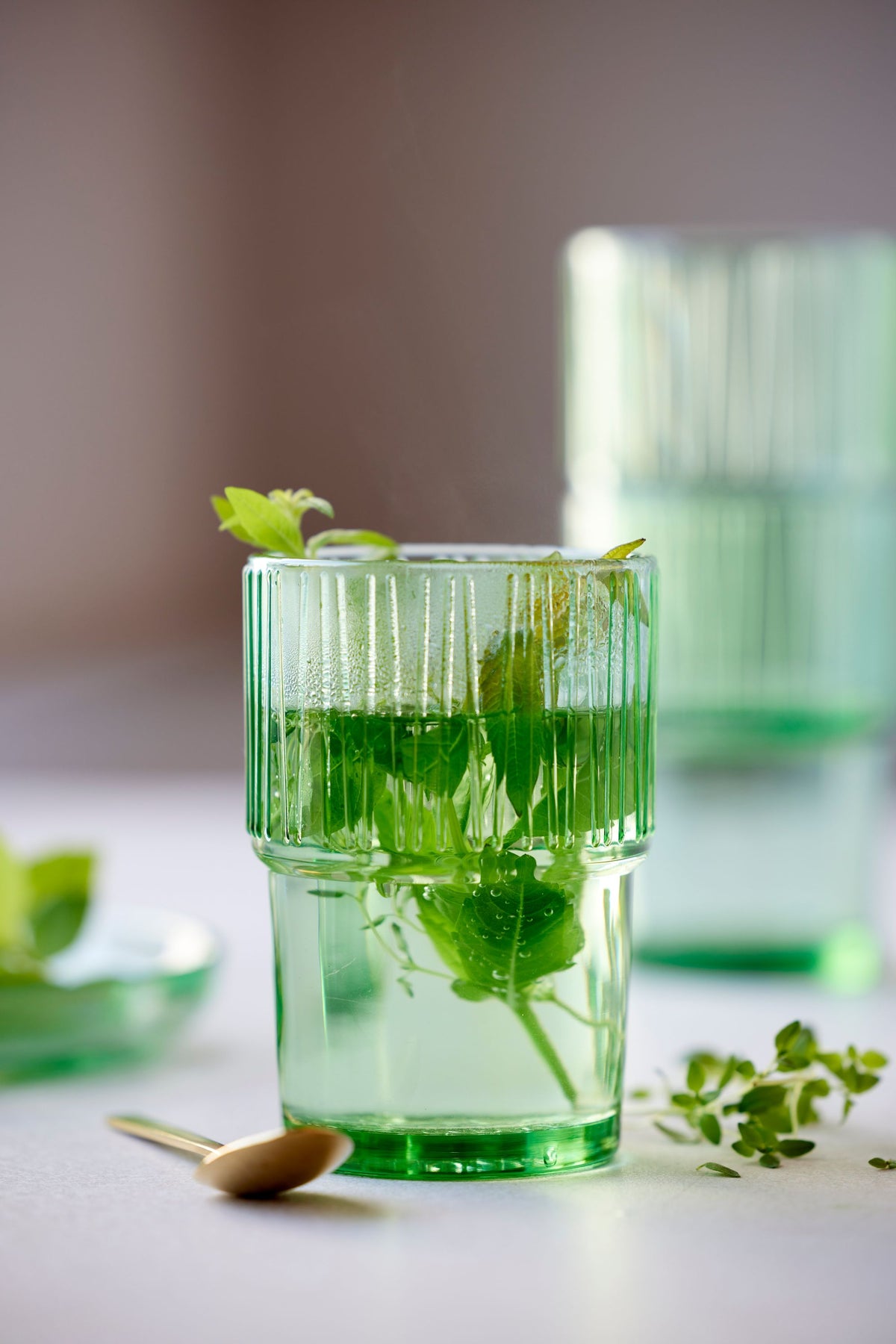 Bitz Kusintha Caféglas grün 380ml 4er Set Lifestyle
