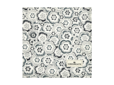 Greengate Selma Stoffserviette grau 40x40cm Freisteller
