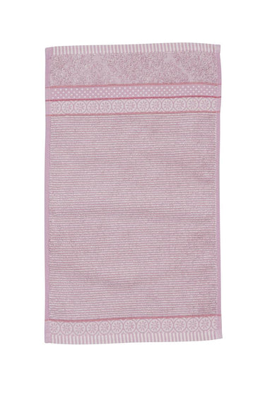 Soft Zellige Gästehandtuch lila 30x50cm (1 Stück) Freisteller1