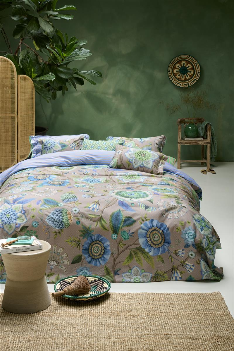 PIP STUDIO Viva La Vida Bettwäsche blau 155x220cm (1 Set) Lifestyle 1