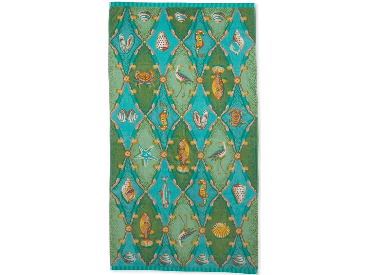 PIP STUDIO Little Sea grün Badetuch 100x180cm (1 Stück) Freisteller1