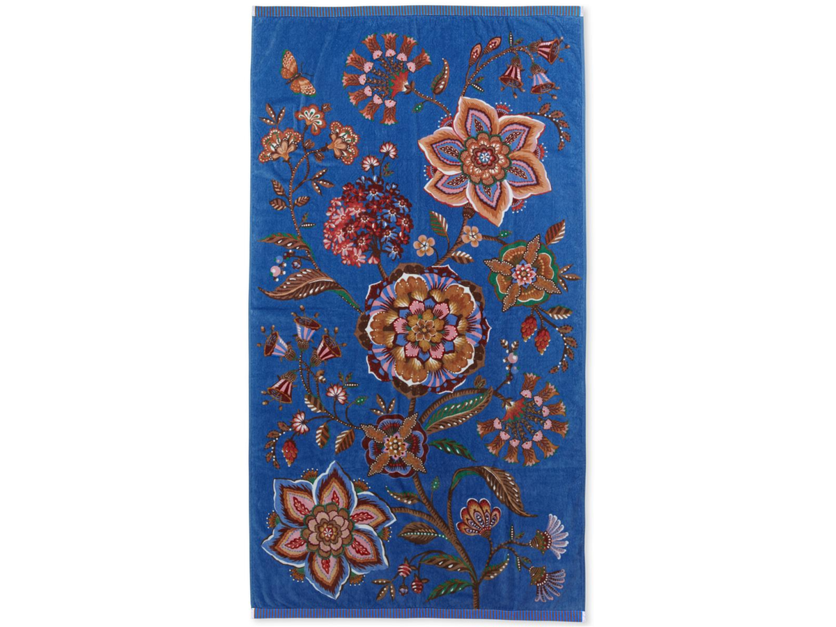PIP STUDIO Viva la Vida blau Badetuch 100x180cm (1 Stück) Freisteller1