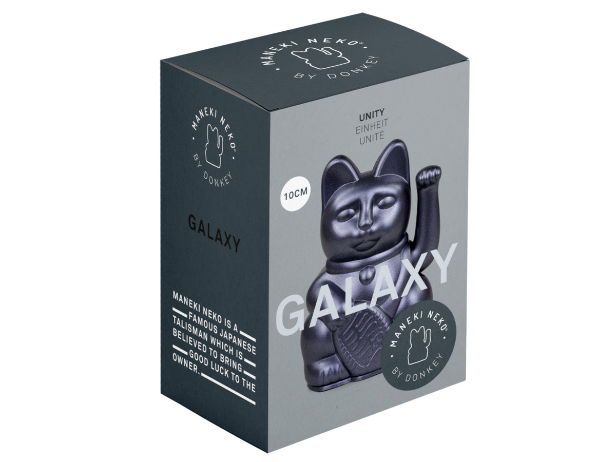 Donkey Products Lucky Cat Mini Winkekatze galaxy 10cm Freisteller 2