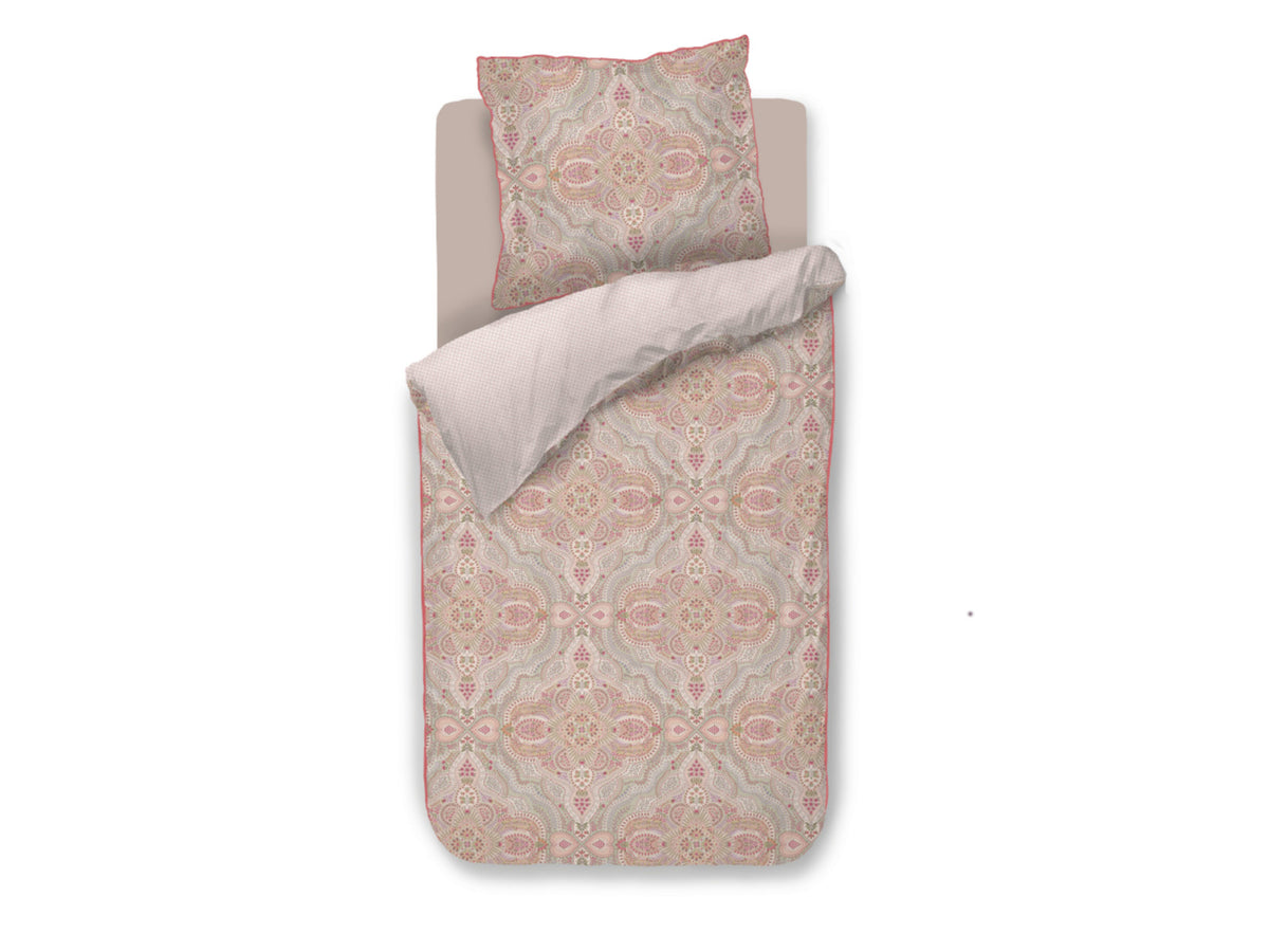 Pip Studio Moon Flower Bettwäsche hellrosa 135x200cm (1 Stück) Freisteller