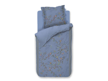 Pip Studio Bustani Bettwäsche blau 135x200cm (1 Stück) Freisteller