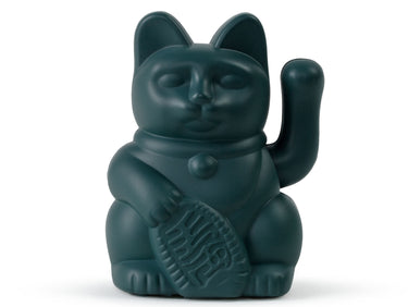 Donkey Products Lucky Cat Solar Winkekatze grün 6,5cm Freisteller 1