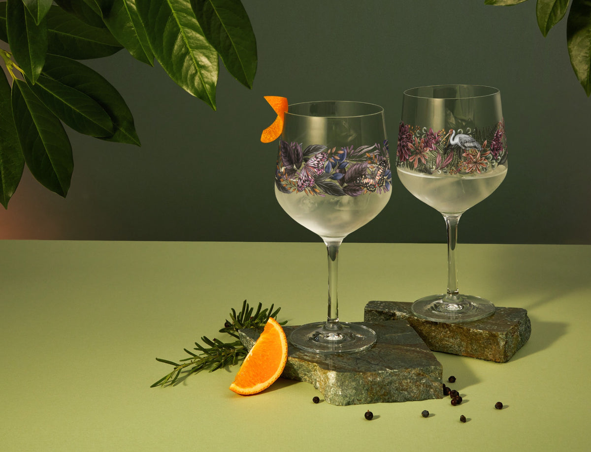 RITZENHOFF Schattenfauna Gin Kelch 2er Set H24 #5 #6 Lifestyle