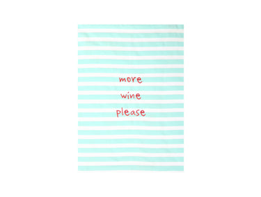ASA textil Geschirrtuch more wine please 50x70 cm Freisteller